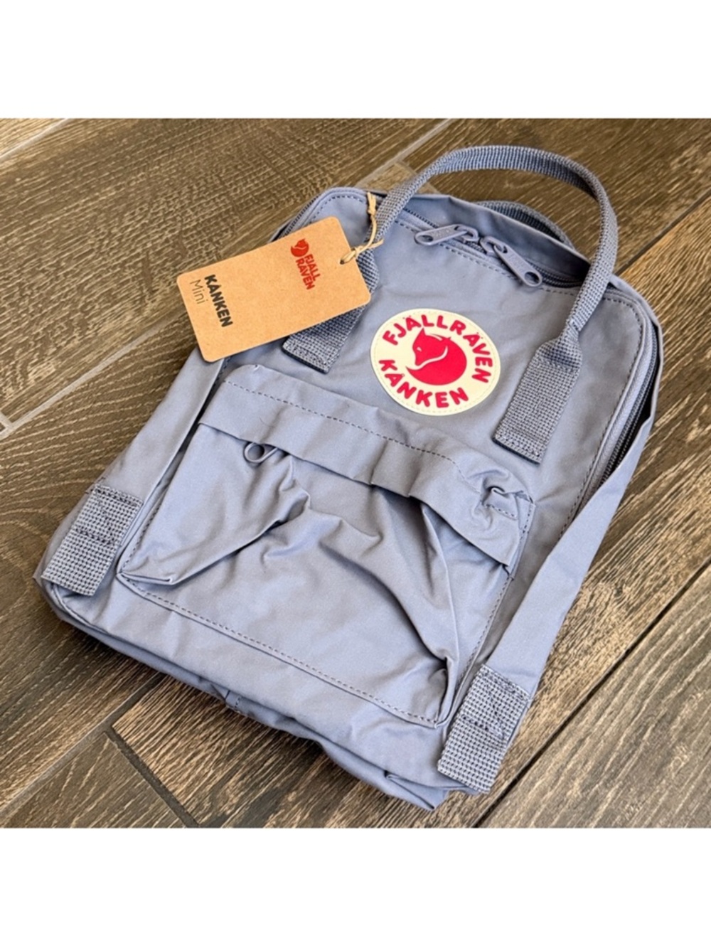 Fjallraven Mini Kanken Flint Grey Everyday Outdoor Backpack—Unisex - Picture 3 of 10